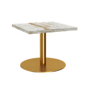 Gold Arc Side Table